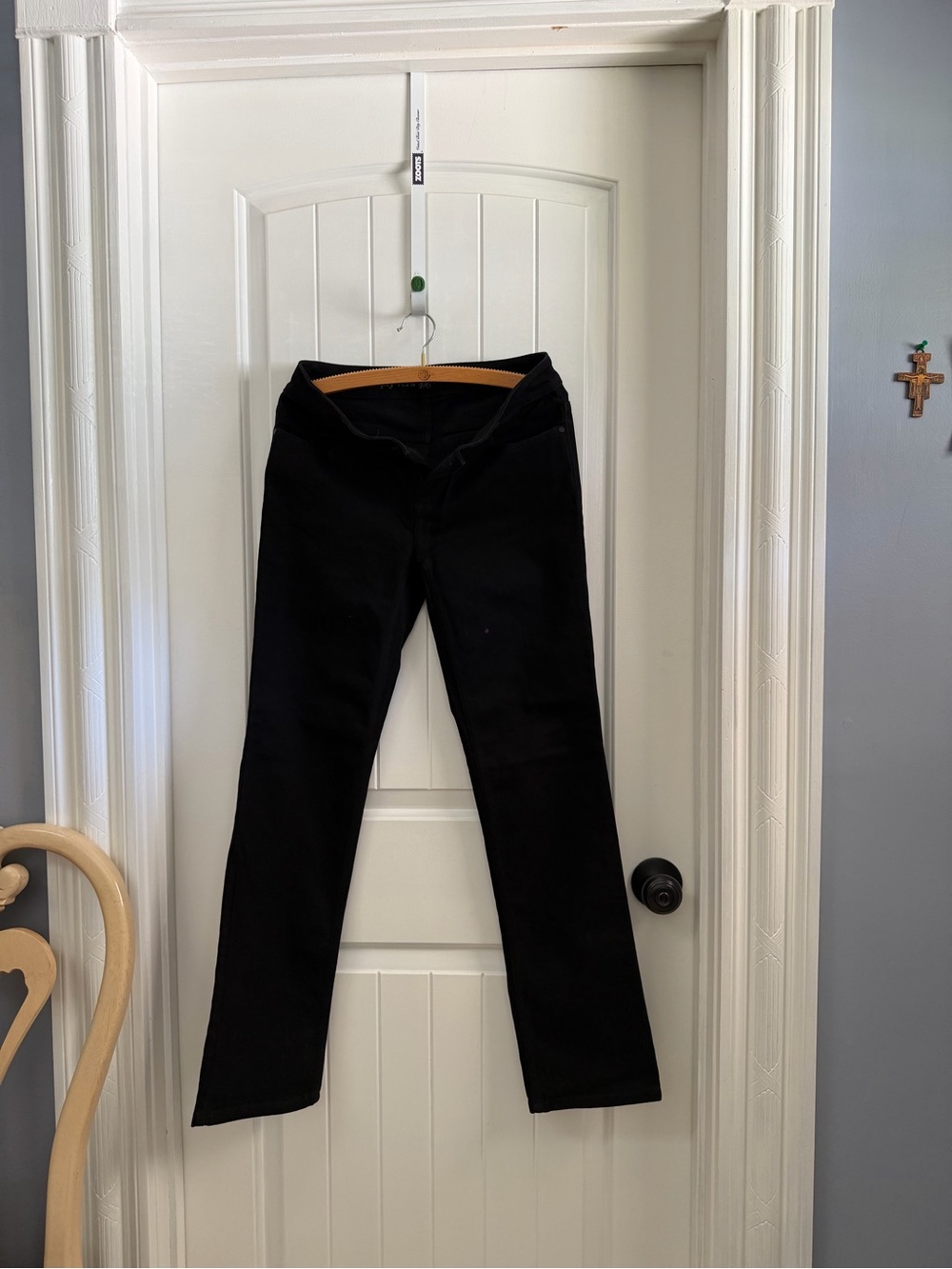 Simply Vera Vera Wang Black Straight-Leg Jeans